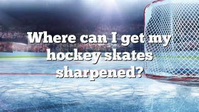 Where can I get my hockey skates sharpened?
