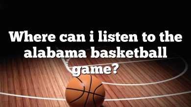 Where can i listen to the alabama basketball game?