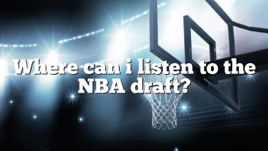 Where can i listen to the NBA draft?