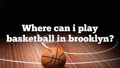 Where can i play basketball in brooklyn?