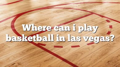 Where can i play basketball in las vegas?