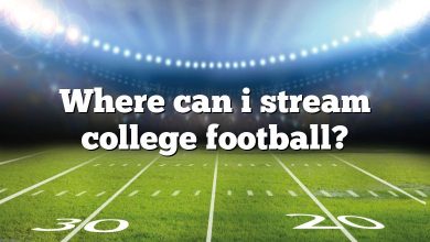 Where can i stream college football?