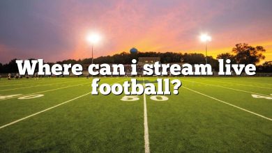 Where can i stream live football?