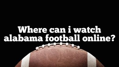 Where can i watch alabama football online?