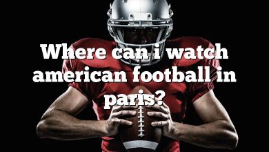 Where can i watch american football in paris?