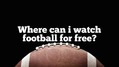 Where can i watch football for free?