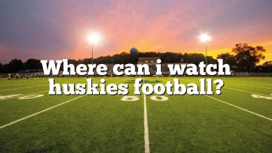 Where can i watch huskies football?