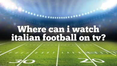 Where can i watch italian football on tv?