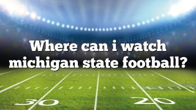 Where can i watch michigan state football?