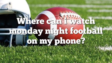 Where can i watch monday night football on my phone?