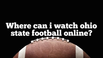 Where can i watch ohio state football online?