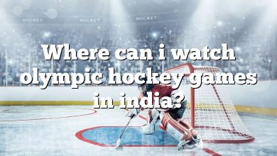 Where can i watch olympic hockey games in india?