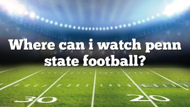 Where can i watch penn state football?