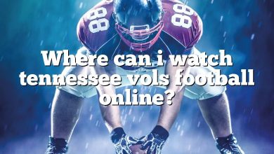 Where can i watch tennessee vols football online?