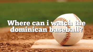 Where can i watch the dominican baseball?