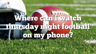 Where can i watch thursday night football on my phone?
