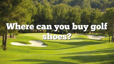 Where can you buy golf shoes?