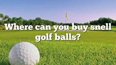 Where can you buy snell golf balls?