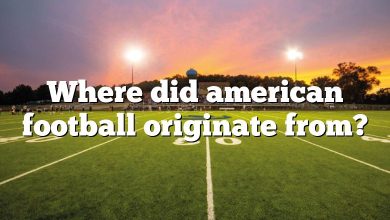 Where did american football originate from?
