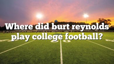 Where did burt reynolds play college football?