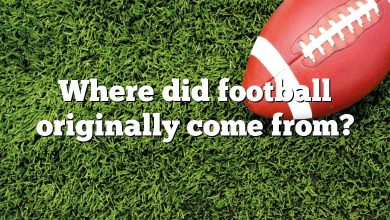 Where did football originally come from?