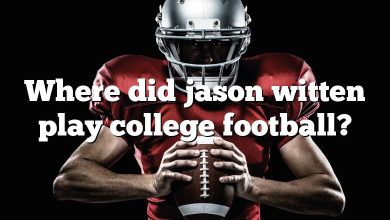 Where did jason witten play college football?