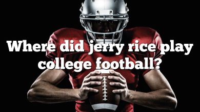 Where did jerry rice play college football?