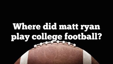 Where did matt ryan play college football?