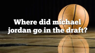 Where did michael jordan go in the draft?