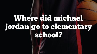 Where did michael jordan go to elementary school?