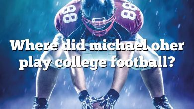 Where did michael oher play college football?