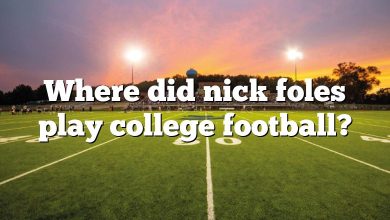 Where did nick foles play college football?