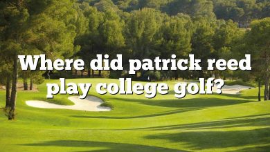 Where did patrick reed play college golf?