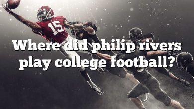 Where did philip rivers play college football?