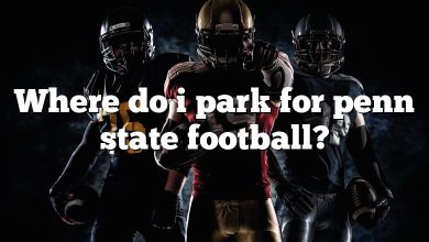 Where do i park for penn state football?