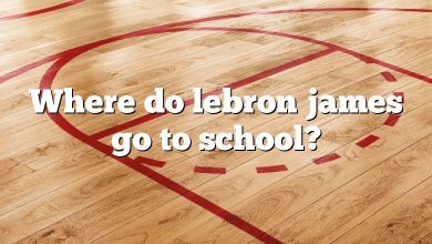 Where do lebron james go to school?