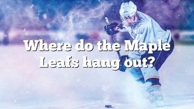 Where do the Maple Leafs hang out?