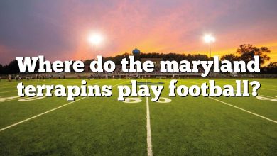 Where do the maryland terrapins play football?