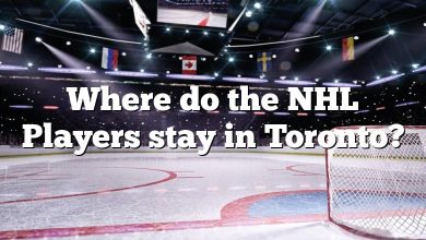 Where do the NHL Players stay in Toronto?
