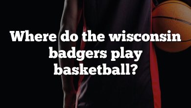 Where do the wisconsin badgers play basketball?