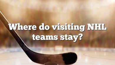 Where do visiting NHL teams stay?