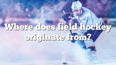 Where does field hockey originate from?