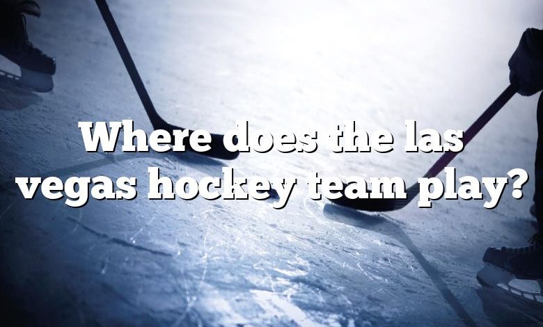 Where does the las vegas hockey team play?