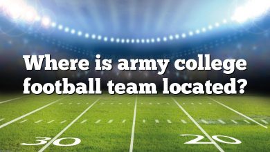 Where is army college football team located?