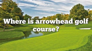 Where is arrowhead golf course?