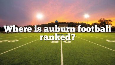 Where is auburn football ranked?