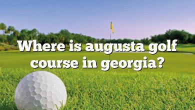 Where is augusta golf course in georgia?