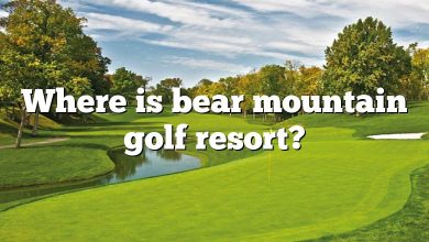 Where is bear mountain golf resort?