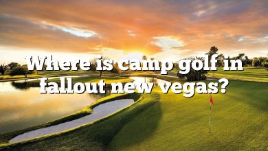 Where is camp golf in fallout new vegas?