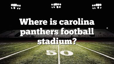 Where is carolina panthers football stadium?